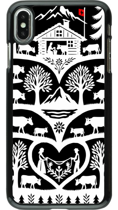 iPhone Xs Max Case Hülle - Poya Schweiz 2 schwarz iPhone Xs Max Case Hülle - Poya Schweiz 2 schwarz