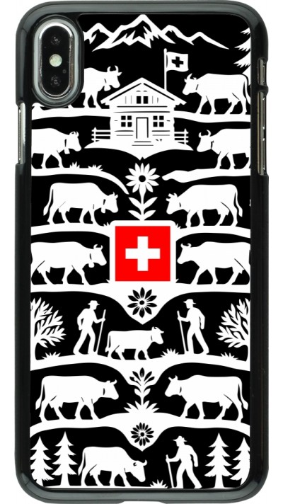 iPhone Xs Max Case Hülle - Poya Schweiz 3 schwarz iPhone Xs Max Case Hülle - Poya Schweiz 3 schwarz