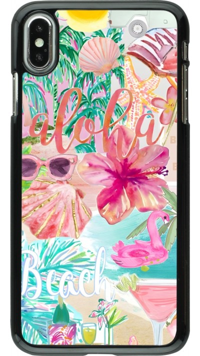 iPhone Xs Max Case Hülle - Preppy Collage Aloha iPhone Xs Max Case Hülle - Preppy Collage Aloha