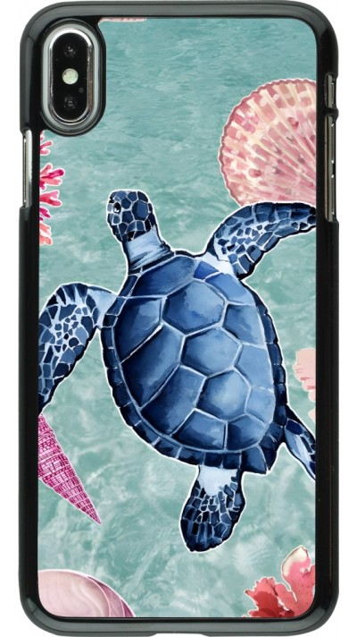 iPhone Xs Max Case Hülle - Preppy Turtle iPhone Xs Max Case Hülle - Preppy Turtle