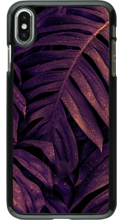 iPhone Xs Max Case Hülle - Purple Light Leaves iPhone Xs Max Case Hülle - Purple Light Leaves