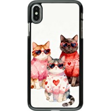iPhone Xs Max Case Hülle - Saint Valentines Day 26 Cat Love