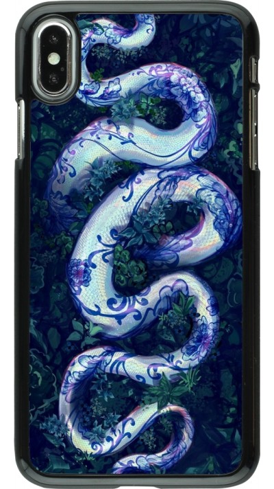 iPhone Xs Max Case Hülle - Snake Blue Anaconda iPhone Xs Max Case Hülle - Snake Blue Anaconda