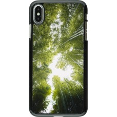 iPhone Xs Max Case Hülle - Spring 23 forest blue sky