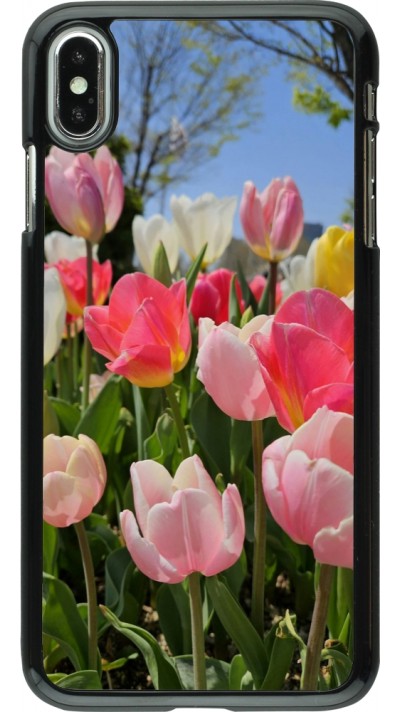 Coque iPhone Xs Max - Tulips Spring 2026