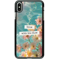 iPhone Xs Max Case Hülle - Summer 2025 Grow with the flow