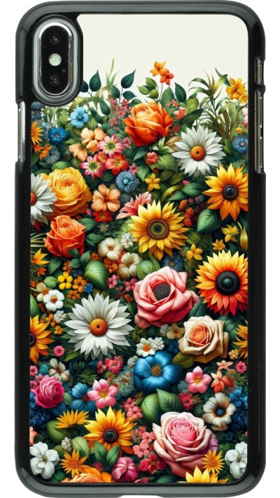 iPhone Xs Max Case Hülle - Sommer Blumenmuster iPhone Xs Max Case Hülle - Sommer Blumenmuster