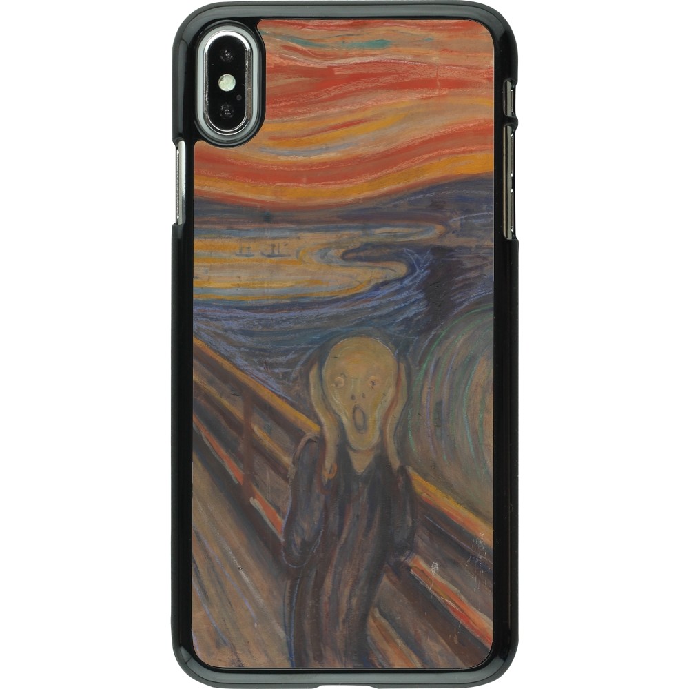 iPhone Xs Max Case Hülle - Kunstbild - Der Schrei - Edvard Munch