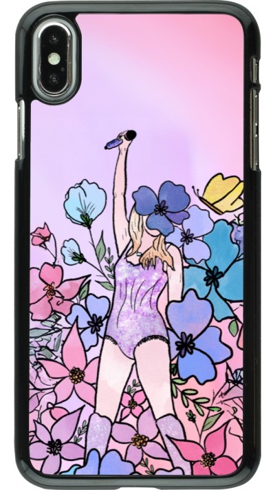 iPhone Xs Max Case Hülle - Taylor Swift Sketch - Pink