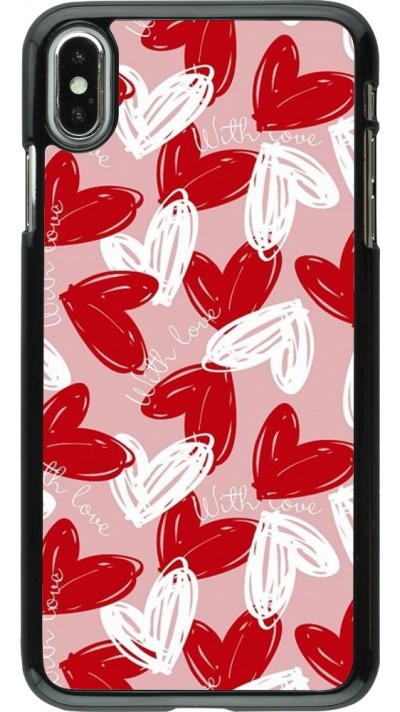 iPhone Xs Max Case Hülle - Valentine 2024 with love heart iPhone Xs Max Case Hülle - Valentine 2024 with love heart