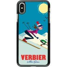 iPhone Xs Max Case Hülle - Verbier Ski Downhill