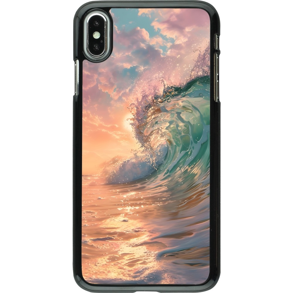 iPhone Xs Max Case Hülle - Wave Sunset