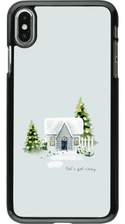 Coque iPhone Xs Max - Winter 25 Cosy House