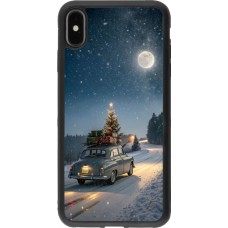 iPhone Xs Max Case Hülle - Silikon schwarz Christmas 25 Car with Tree Xmas
