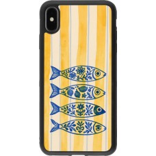 iPhone Xs Max Case Hülle - Silikon schwarz Portuguese fish 2026