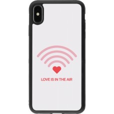 iPhone Xs Max Case Hülle - Silikon schwarz Saint Valentines Day 26 Love is in the air