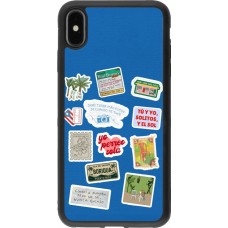 iPhone Xs Max Case Hülle - Silikon schwarz Seals of the Dominican Republic DTMF