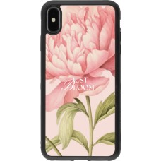 iPhone Xs Max Case Hülle - Silikon schwarz Just Bloom Spring 2026
