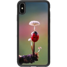 iPhone Xs Max Case Hülle - Silikon schwarz Ladybird on a mushroom Spring 2026