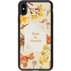 iPhone Xs Max Case Hülle - Silikon schwarz Trust the process Spring 2026