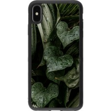 iPhone Xs Max Case Hülle - Silikon schwarz Spring 23 fresh plants