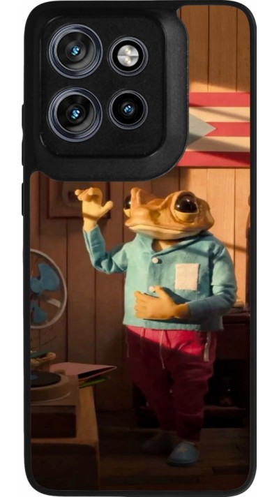 Coque Motorola Moto S50 - Silicone rigide noir Dancing frog DTMF