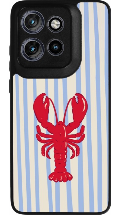 Coque Motorola Moto S50 - Silicone rigide noir Red lobster 2026