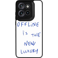 Motorola Moto S50 Case Hülle - Silikon schwarz Offline is the new luxury