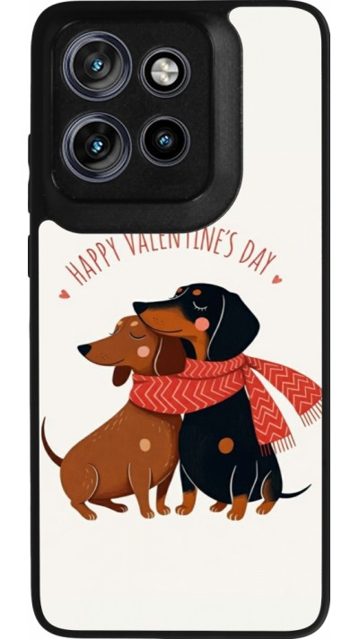 Coque Motorola Moto S50 - Silicone rigide noir Saint Valentines Day 26 Happy Valentine