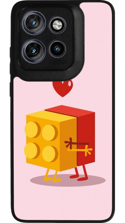 Coque Motorola Moto S50 - Silicone rigide noir Saint Valentines Day 26 Puzzle