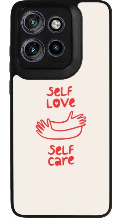 Coque Motorola Moto S50 - Silicone rigide noir Saint Valentines Day 26 Self love self care
