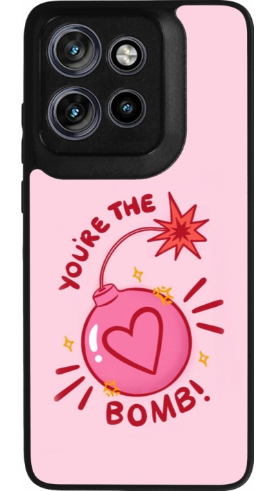 Coque Motorola Moto S50 - Silicone rigide noir Saint Valentines Day 26 You are the bomb