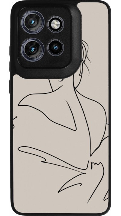 Coque Motorola Moto S50 - Silicone rigide noir Salnikova 05