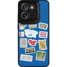 Motorola Moto S50 Case Hülle - Silikon schwarz Seals of the Dominican Republic DTMF