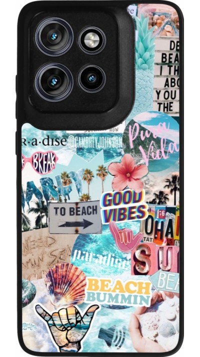 Coque Motorola Moto S50 - Silicone rigide noir Summer 20 collage