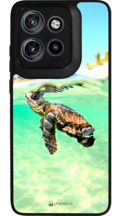 Motorola Moto S50 Case Hülle - Silikon schwarz Turtle Underwater