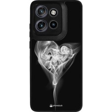 Motorola Moto S50 Case Hülle - Silikon schwarz Valentine 2022 Black Smoke