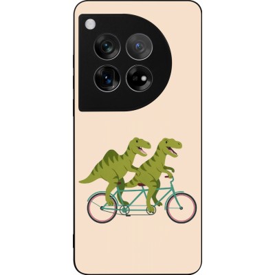 OnePlus 12 Case Hülle - Silikon schwarz Dinosaurs on bikes 2026