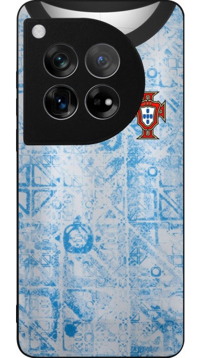 OnePlus 12 Case Hülle - Silikon schwarz Portugal Away personalisierbares Fussballtrikot