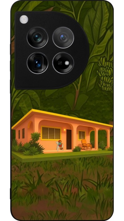 OnePlus 12 Case Hülle - Silikon schwarz Benitos house DTMF