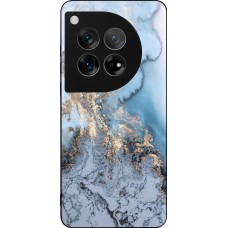 OnePlus 12 Case Hülle - Silikon schwarz Marble 04