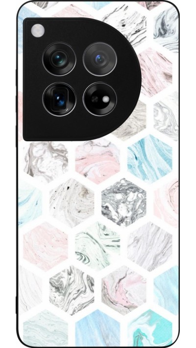 OnePlus 12 Case Hülle - Silikon schwarz Marble Everything