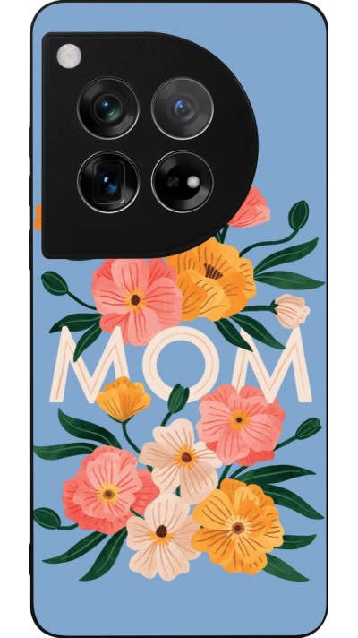 OnePlus 12 Case Hülle - Silikon schwarz Mom 2026 Flowers