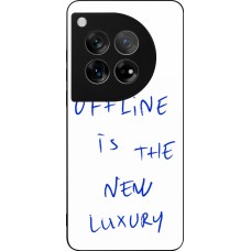 OnePlus 12 Case Hülle - Silikon schwarz Offline is the new luxury