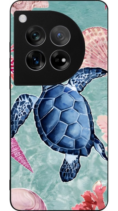 OnePlus 12 Case Hülle - Silikon schwarz Preppy Turtle