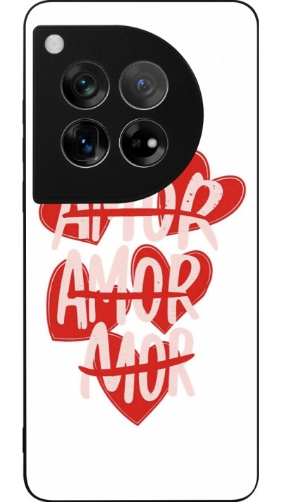 OnePlus 12 Case Hülle - Silikon schwarz Saint Valentines Day 26 Amor