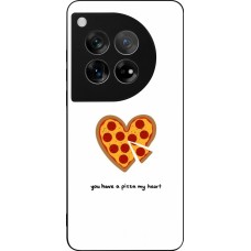 OnePlus 12 Case Hülle - Silikon schwarz Saint Valentines Day 26 You have my pizza heart