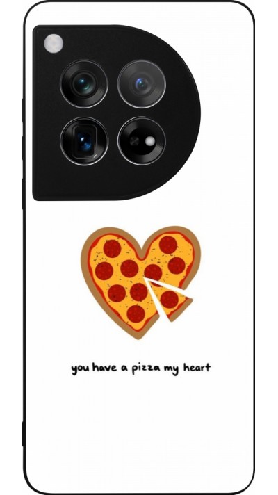 OnePlus 12 Case Hülle - Silikon schwarz Saint Valentines Day 26 You have my pizza heart