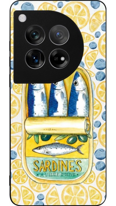 OnePlus 12 Case Hülle - Silikon schwarz Sardines in oil 2026