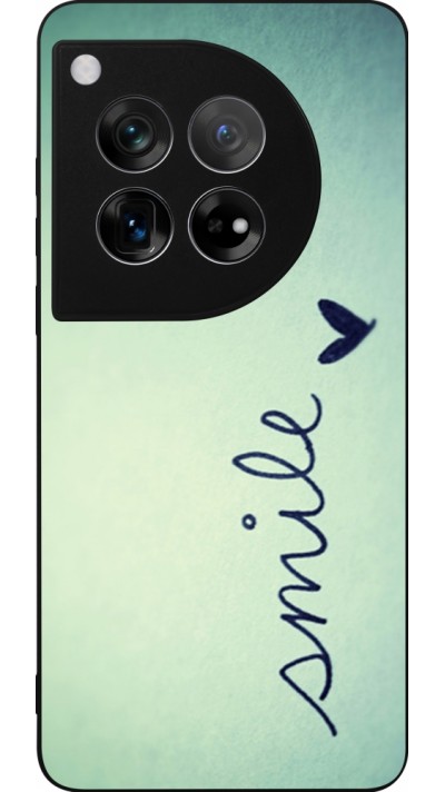 OnePlus 12 Case Hülle - Silikon schwarz Smile